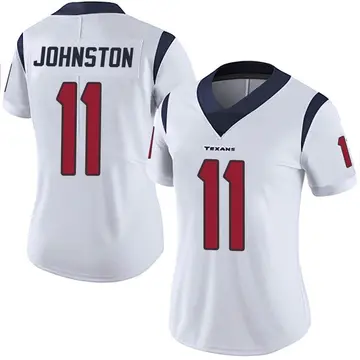 Cameron Johnston Men's Nike White Houston Texans Vapor Untouchable Custom Elite Jersey